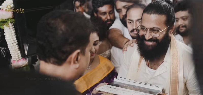 Rishabh Shetty at the Pooja ceremony of Kantara chapter 1