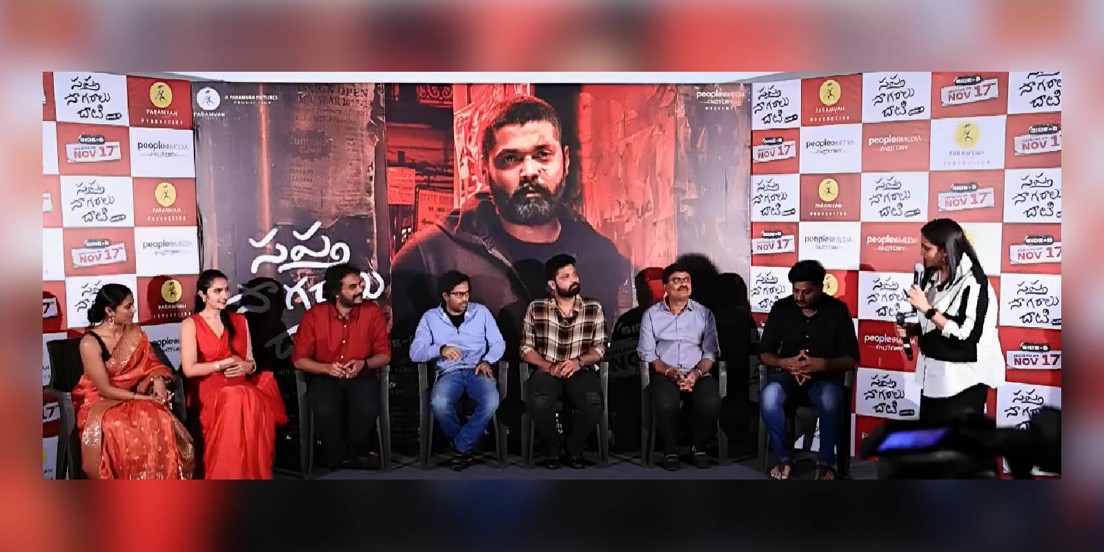 Rakshit Shetty and team Sapta Sagaralu Dhaati-Side B Rakshit Shetty and team Sapta Sagaralu Dhaati-Side B