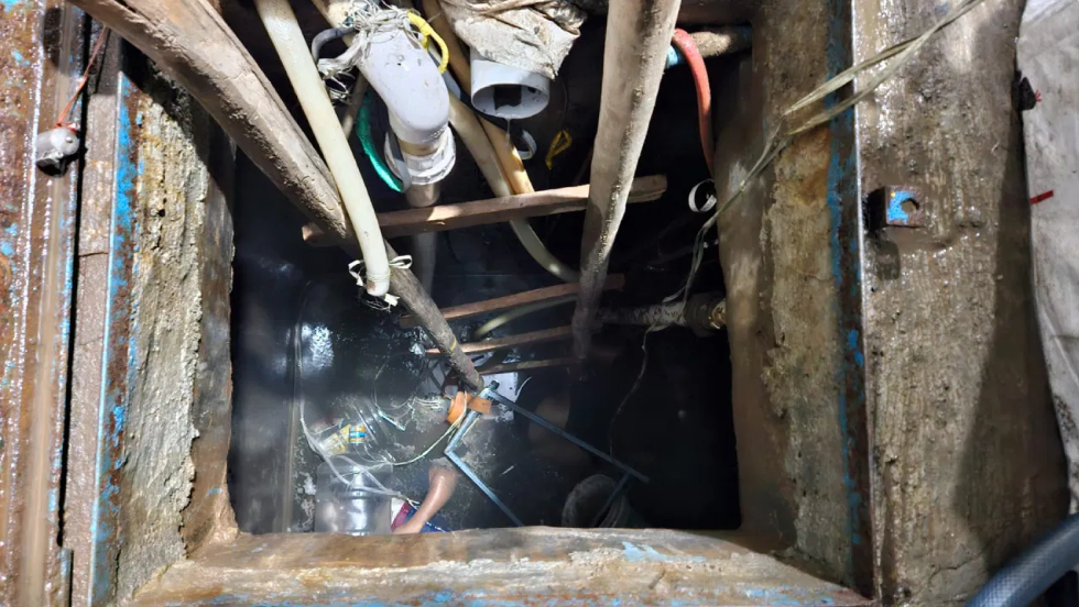 The water sump. Pic supplied