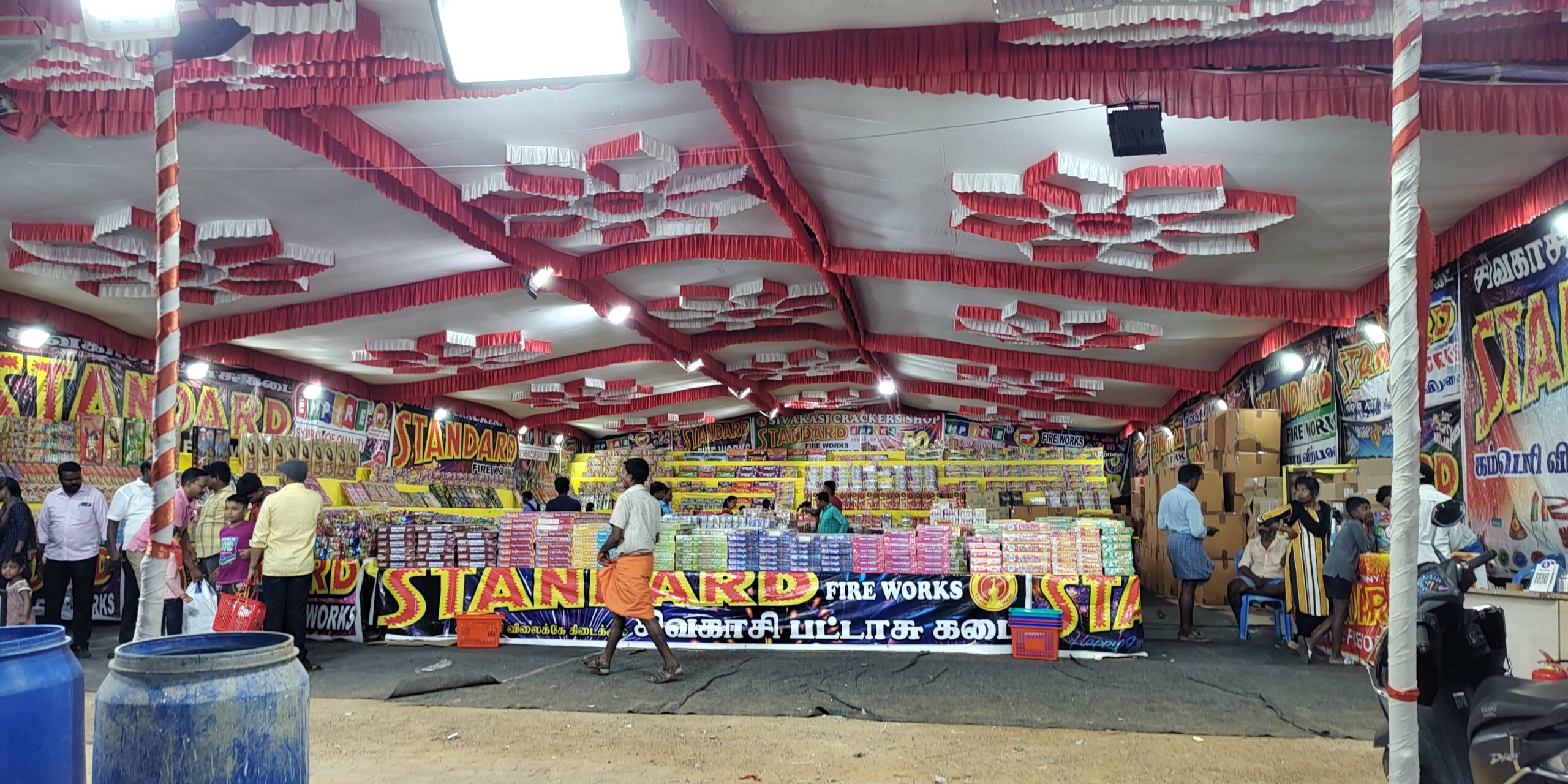 A firecracker shop in Chennai.