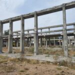 The building of new integrated market for farmers in Kamareddy.