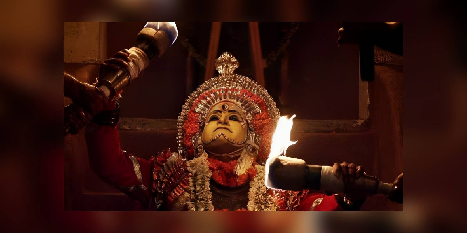 Bhootaradhane ritual in Kantara Bhootaradhane ritual in kannada film Kantara