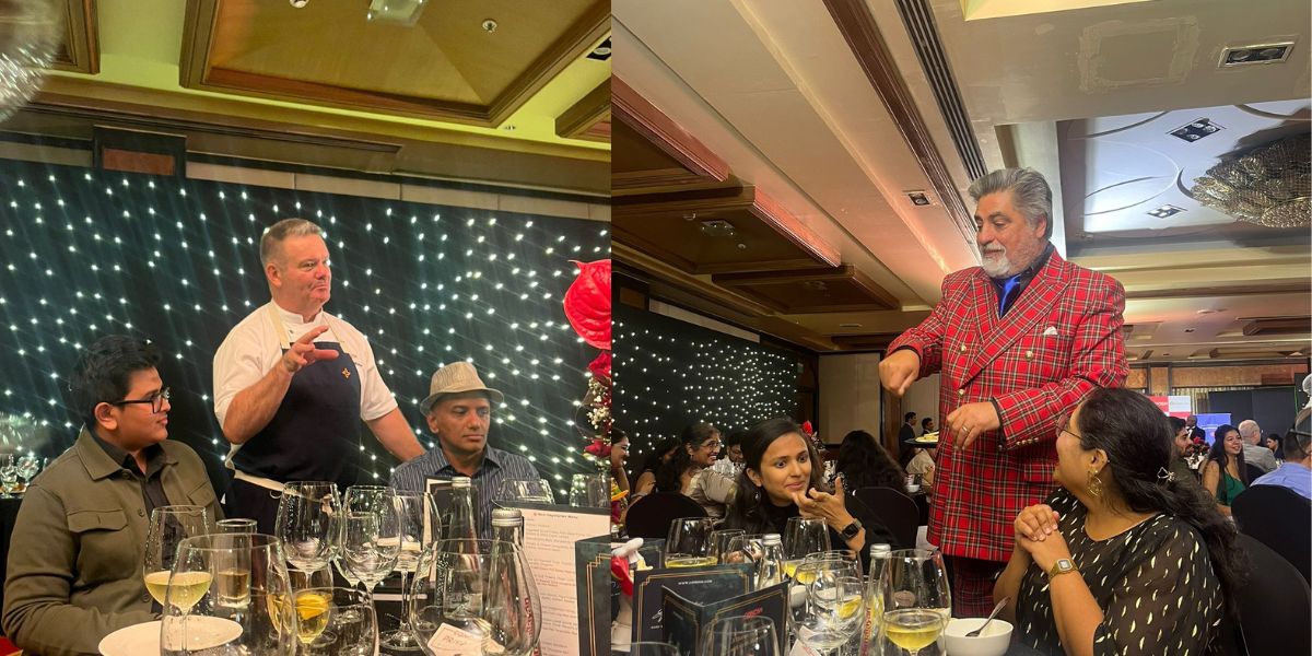 Gary Mehigan and Matt Preston at the pop-up dinner organised by Conosh. (Fathima Ashraf/ South First)