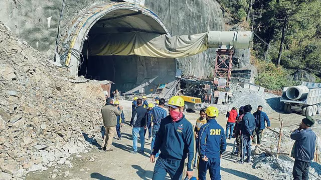 Uttarkashi tunnel operation. (Sourced)