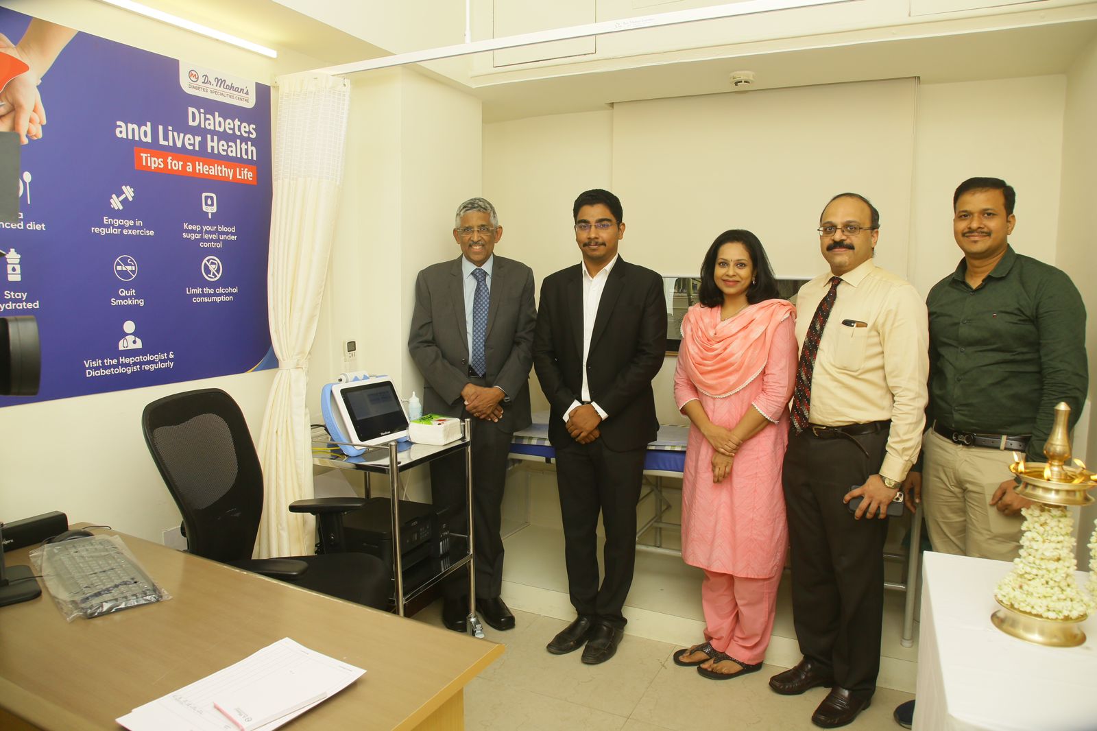 The team behind the Diabetes Liver Clinic, (Supplied)