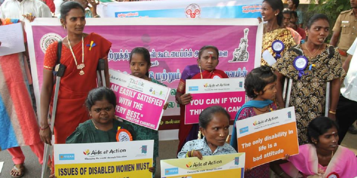Tamil Nadu differently abled students