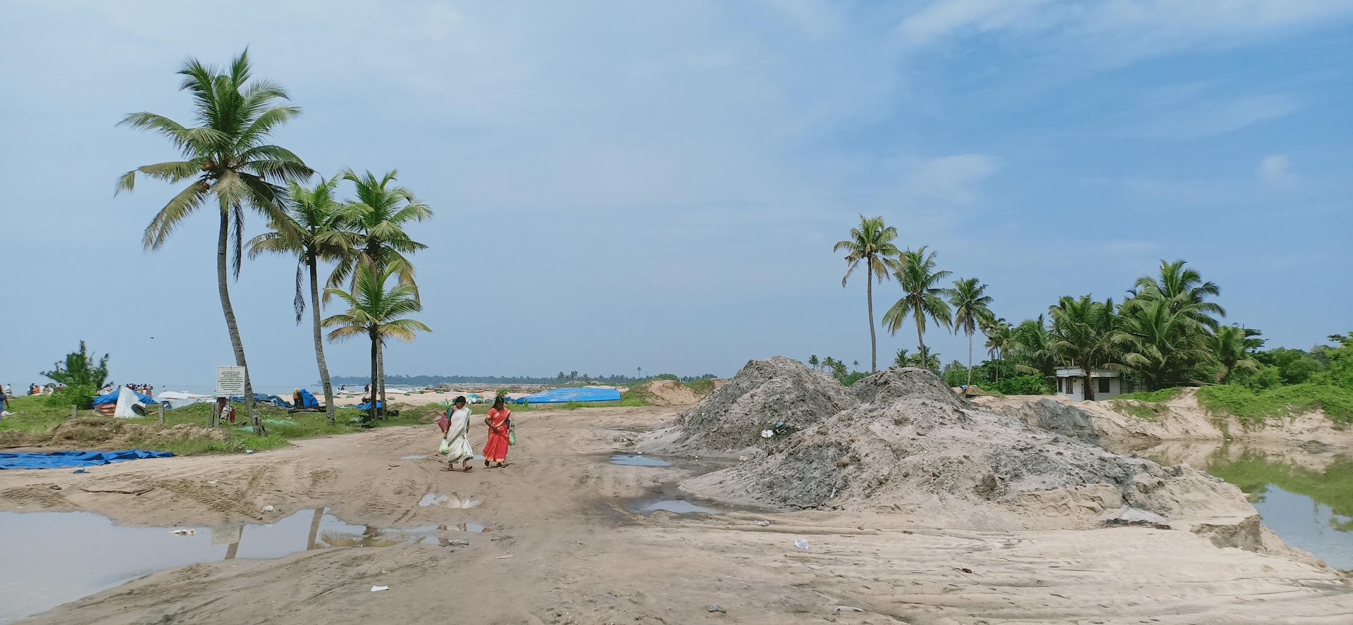 minertalsandalapad Mined mireal sand is kept ready for transportation at Alapad in Kollam. Photo: K A Shaji