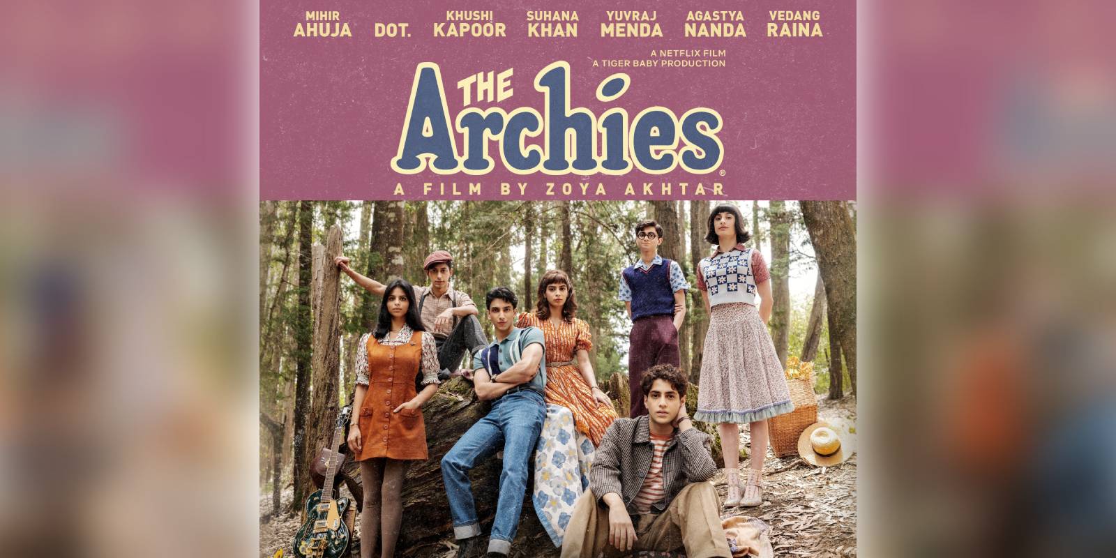 A poster of the film Archies A poster of the film Archies