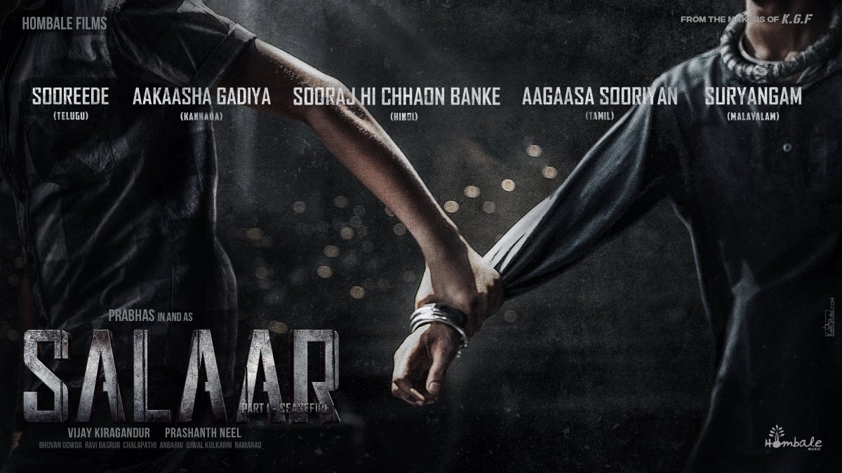 Salaar: Part 1- Ceasefire first single Salaar: Part 1-Ceasefire first single