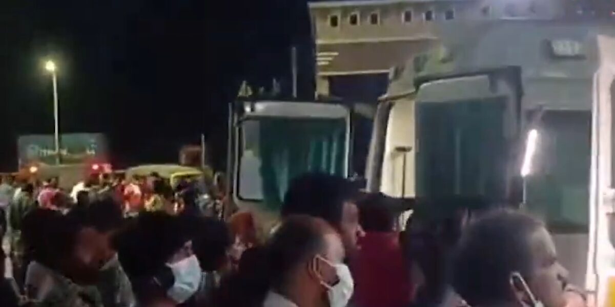 Gas Leak in north Chennai Gas Leak in Ennore, North Chennai. (Screengrab)