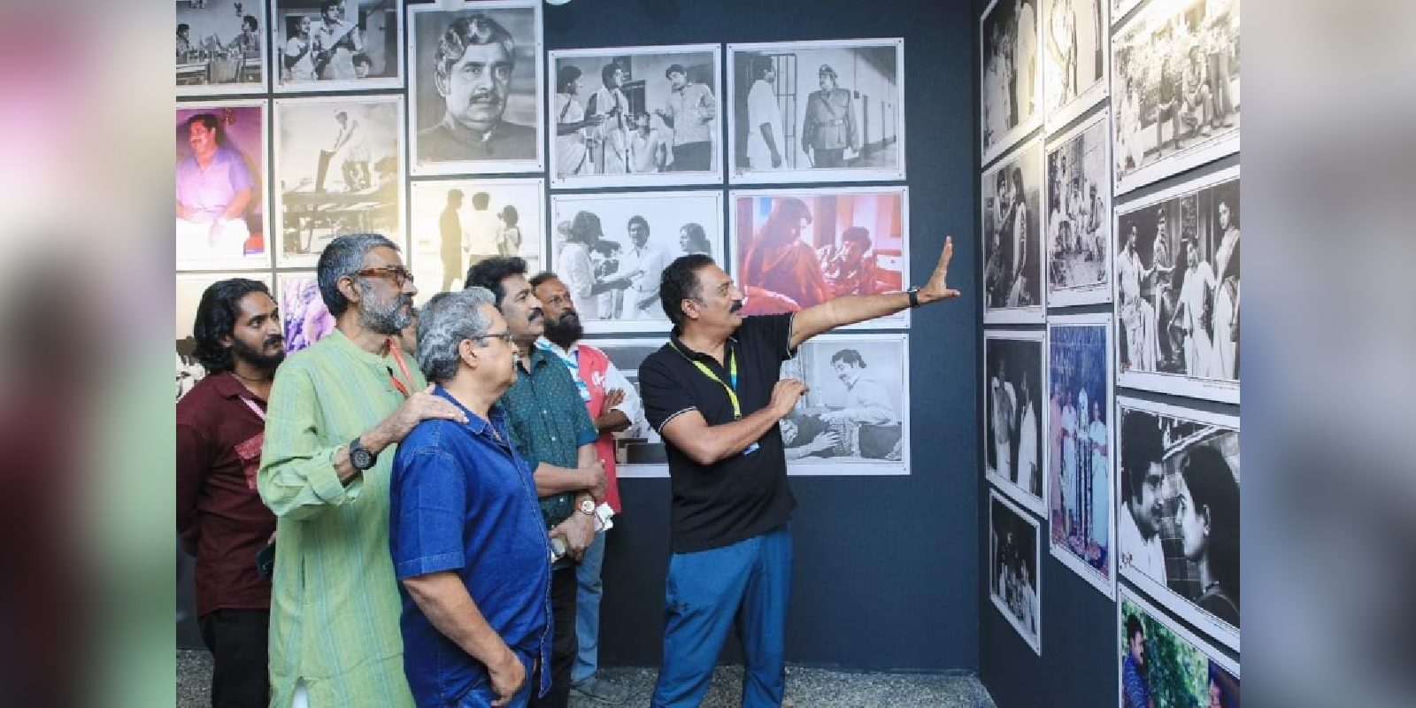 Prakash Raj and Ranjith with film fraternity on the last day of 28th IFFK