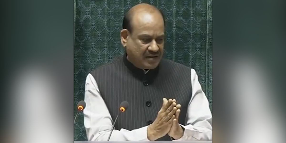 Lok Sabha Speaker Om Birla objected to the placards being brought into the House. Parliament adjournment security breach