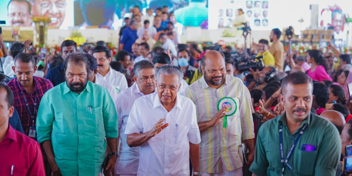 Pinarayi Vijayan at the Nava Kerala Sadas Pinarayi Vijayan at the Nava Kerala Sadas