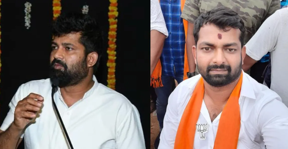 MP Pratap Simha and his brother Vikram Simha.