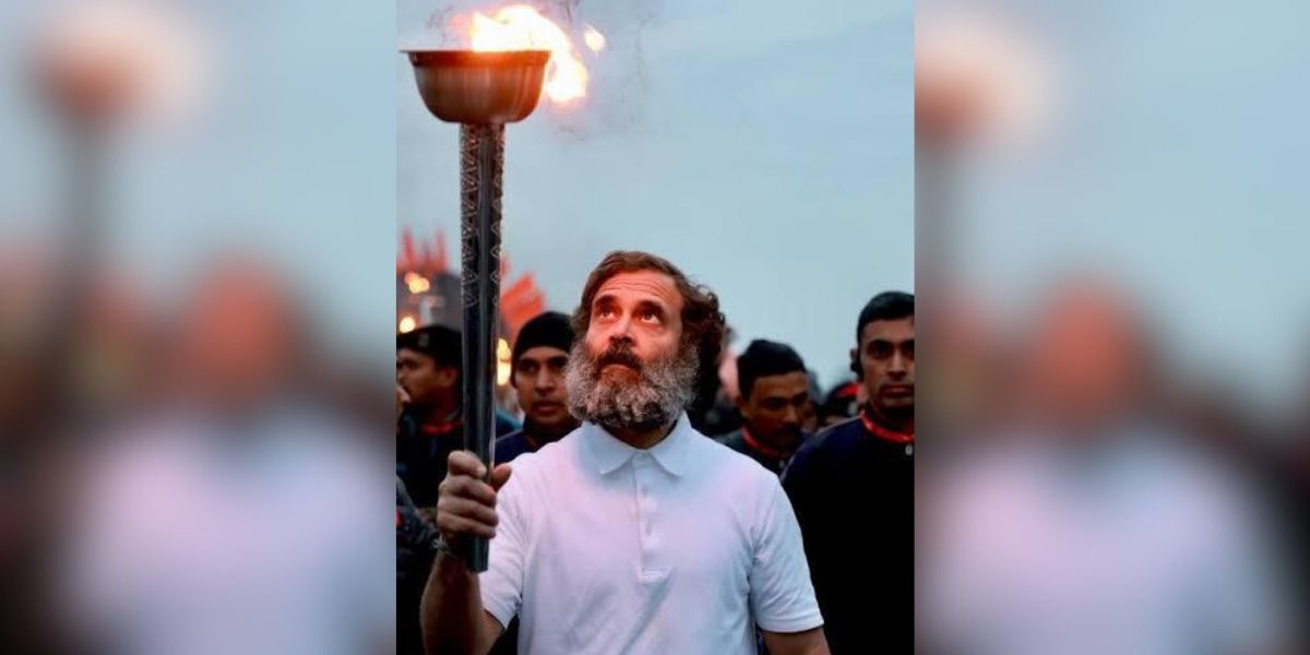 Rahul Gandhi during Bharat Jodo Yatra. (X) Rahul Gandhi