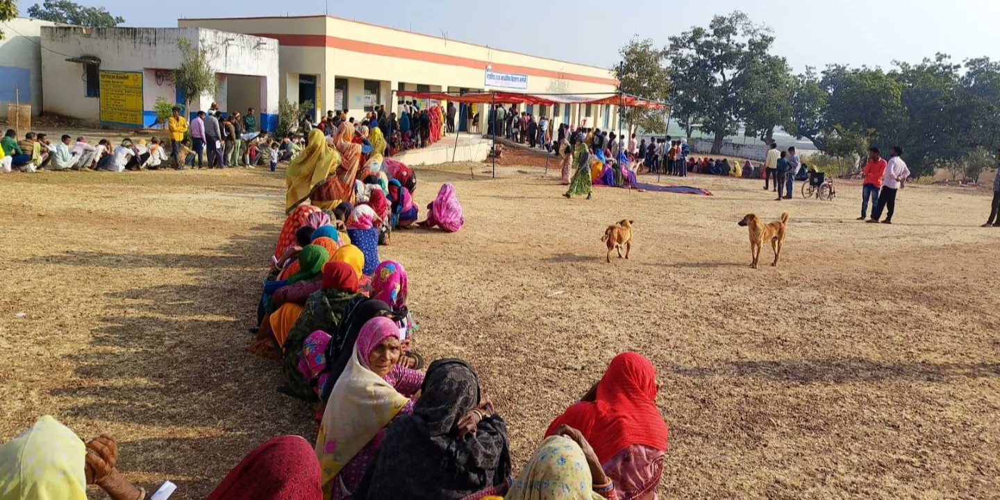 Voters in Rajasthan.