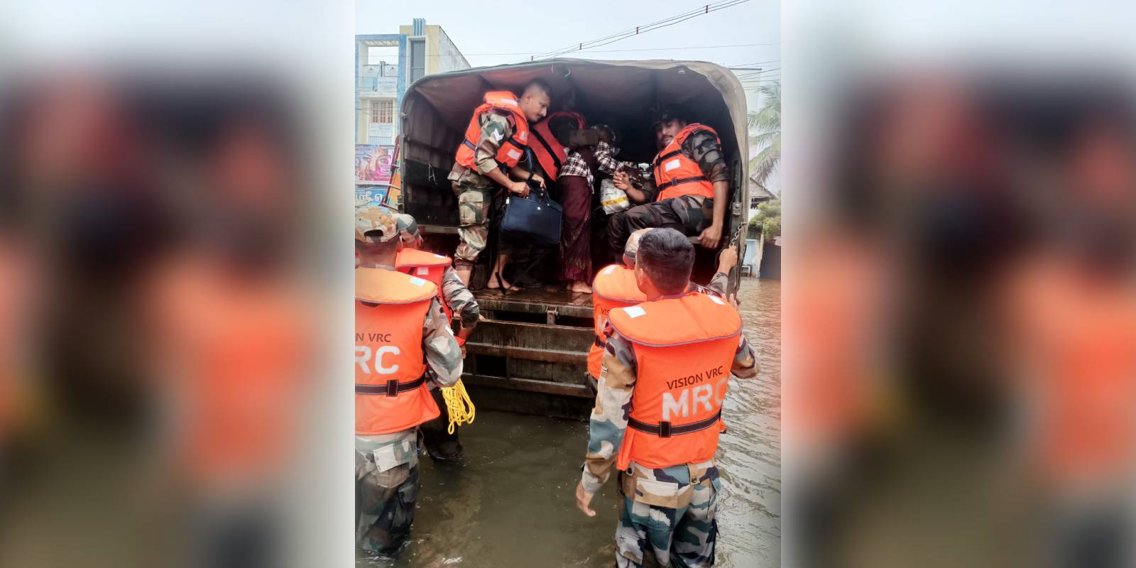 Relief operations in South Tamil Nadu Relief operations in South Tamil Nadu