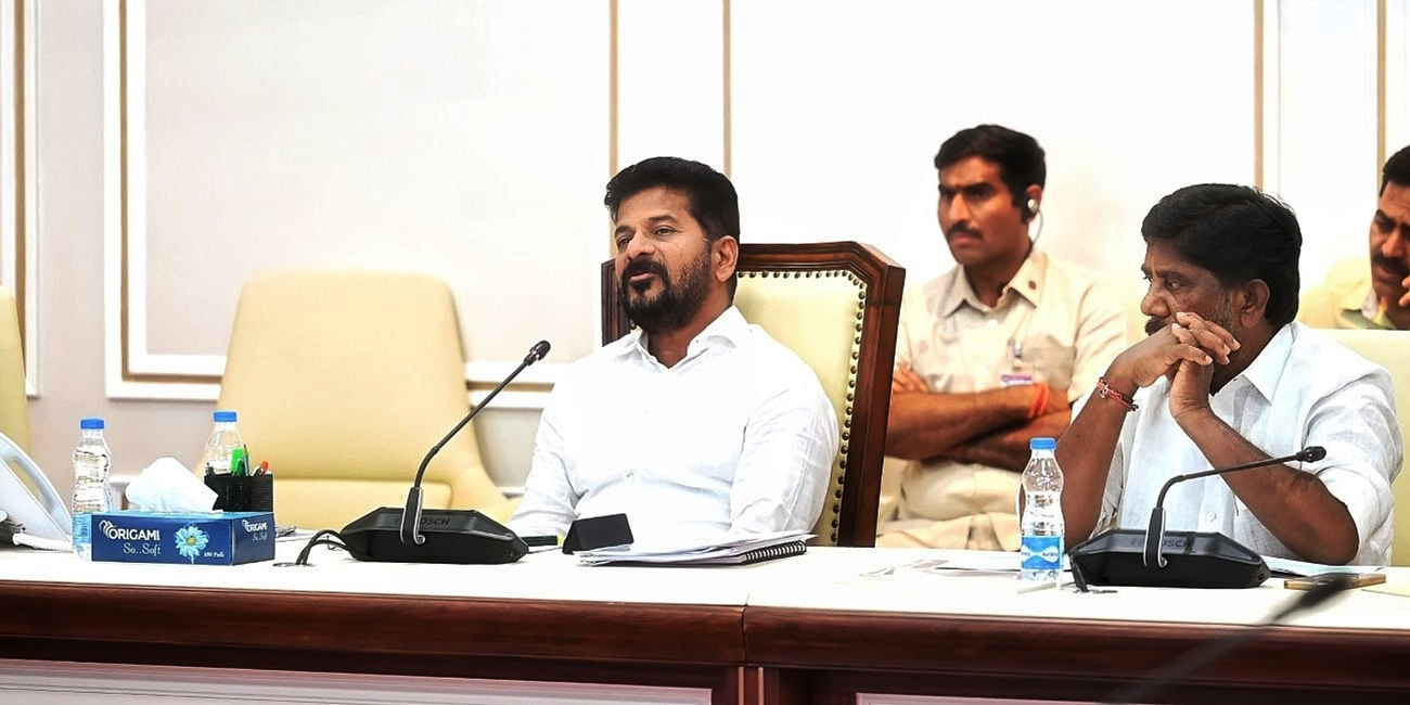 Revanth at review meeting on metro Telangana Chief Minister A Revanth Reddy at a review meeting in Hyderabad on Wednesday, 13 December, 2023.