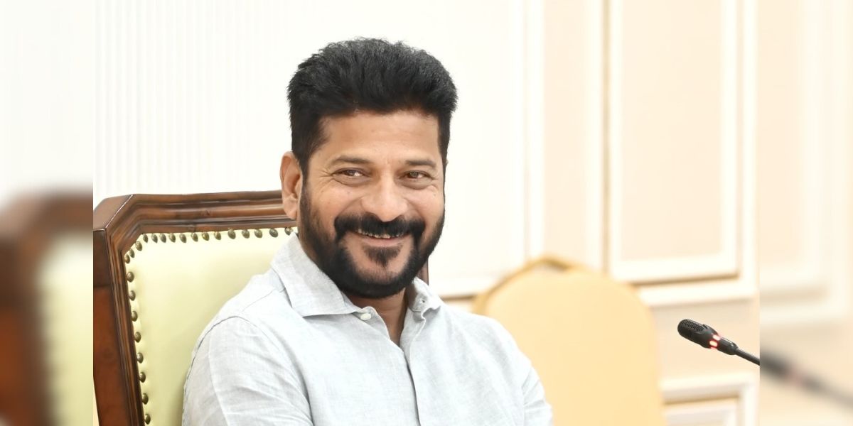 Telangana Chief Minister A Revanth Reddy at a review meeting in Hyderabad on Monday, 18 December, 2023. Wait for telangana cabinet berths continue