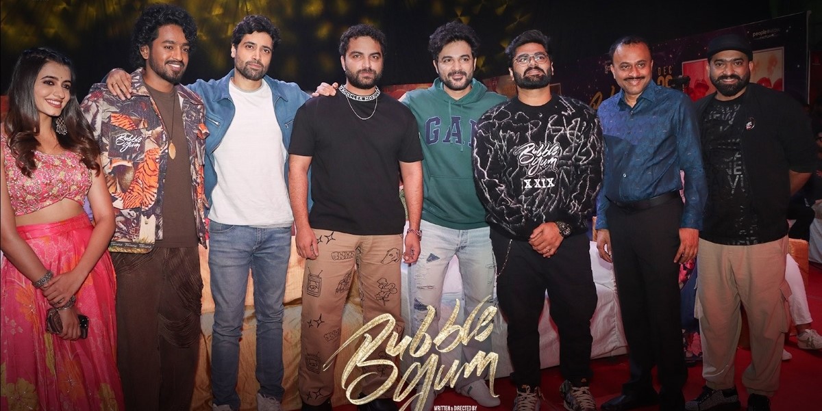 Roshan Kanakala with Siddhu Jonnalagada, Adivi Sesh and Vishwak Sen