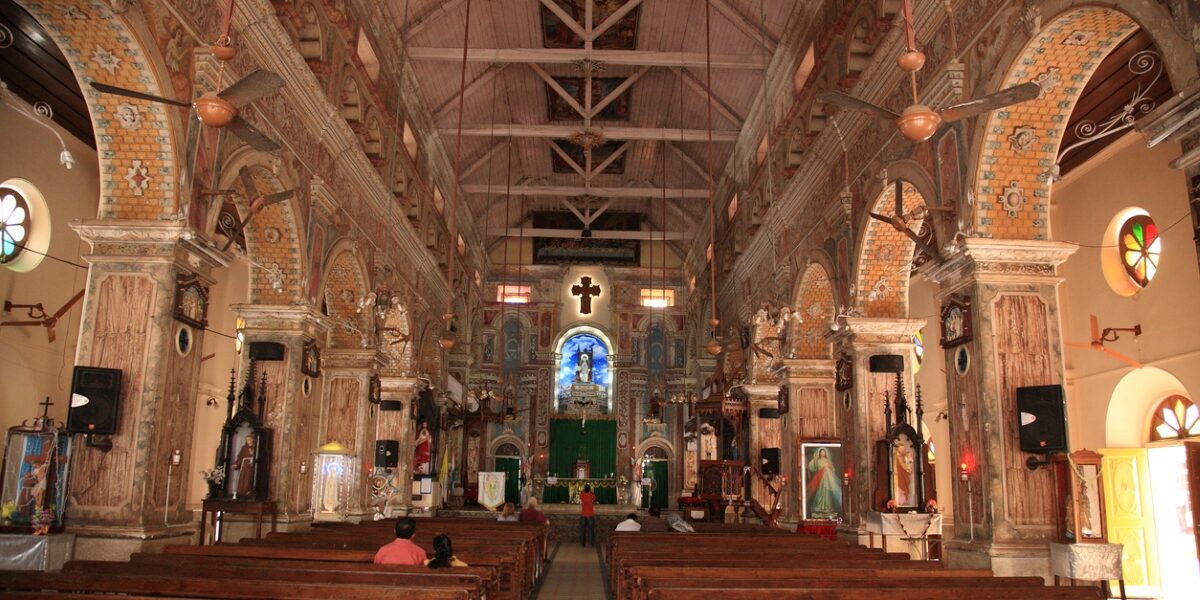 Santa Cruz Cathedral Basilica at Fort Kochi, Kerala Santa Cruz Cathedral Basilica at Fort Kochi, Kerala
