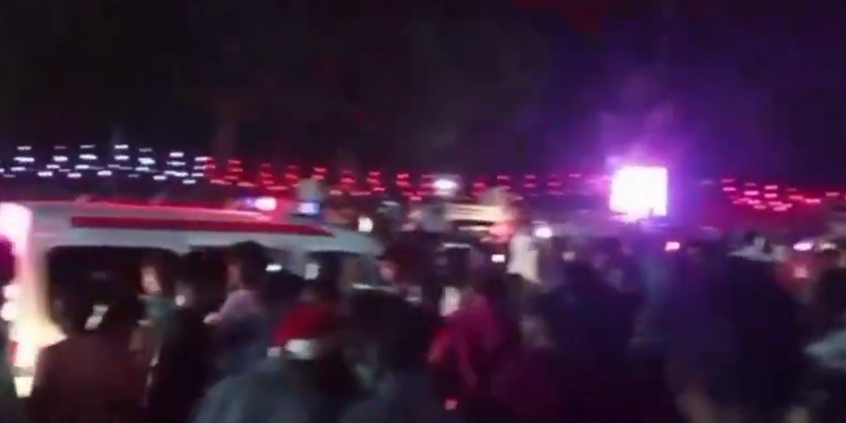 Rescue operations underway. (Screengrab) bridge collapse kerala