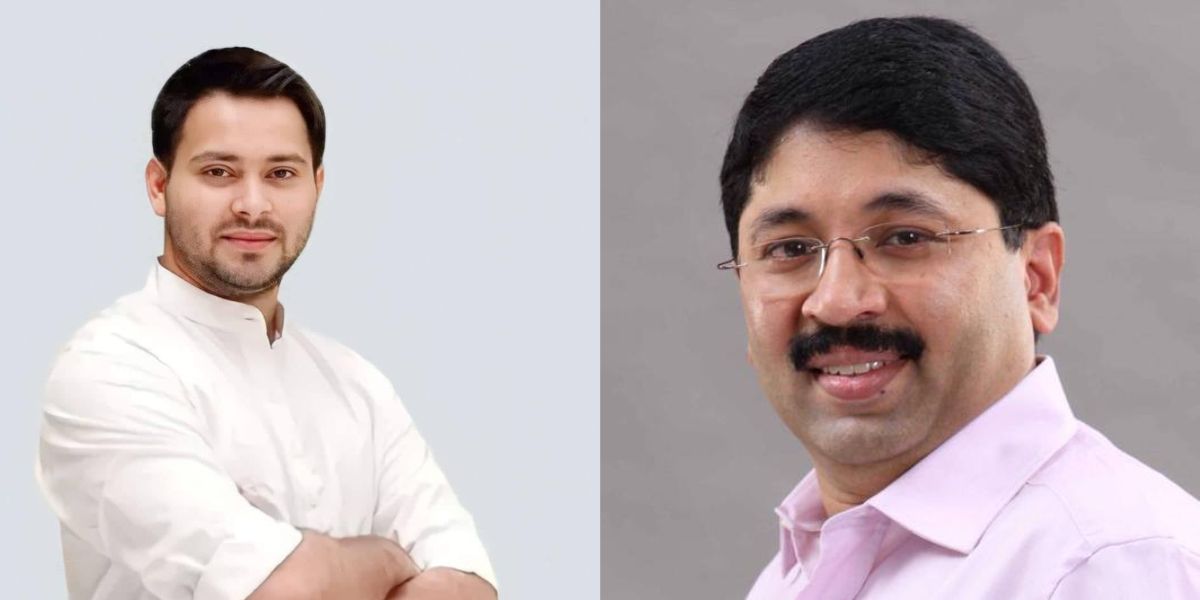 Tejashwi Yadav, Dayanidhi Maran. Dayanidhi Maran's remark