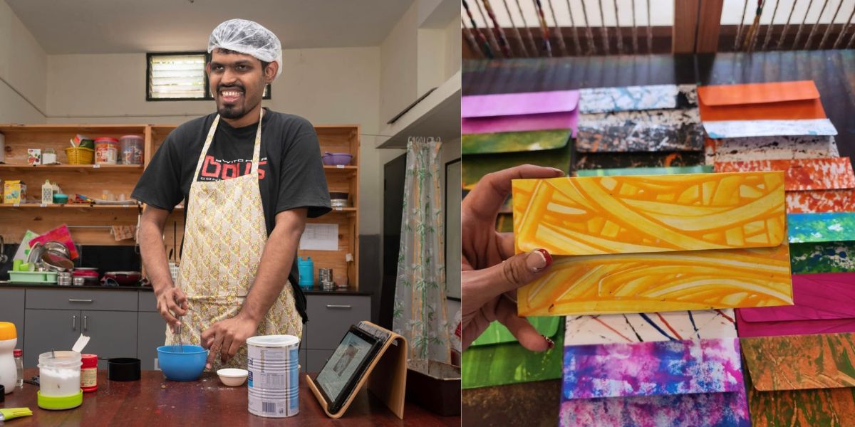 Students at CanBridge Academy showcased handmade products created by them at their annual Christmas exhibition. (Supplied)