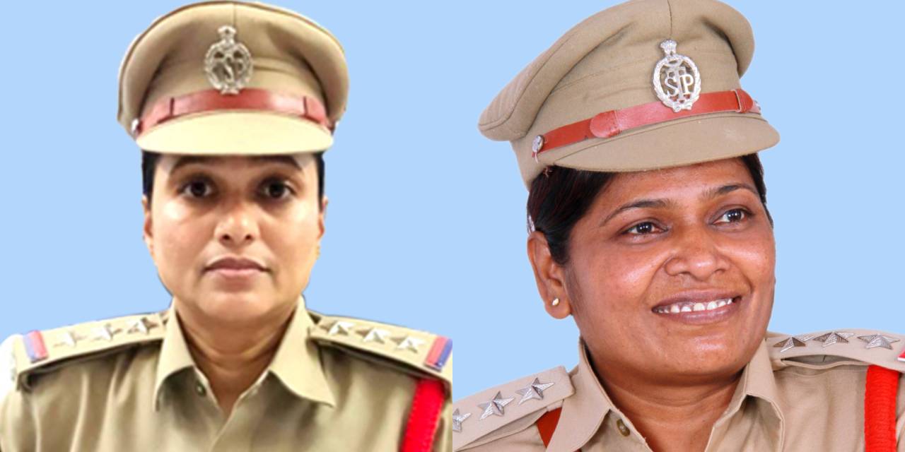 WhatsApp Image 2023-12-11 at 4.14.57 PM(7) Madhulatha (Left) and D Debora the only two women SHOs now in Hyderabad City. (Supplied)