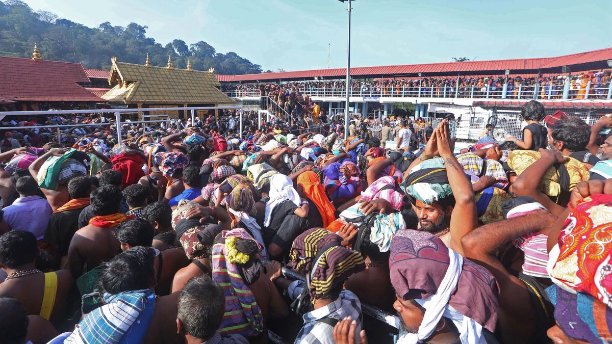 sabarimala Crowded sabarimala