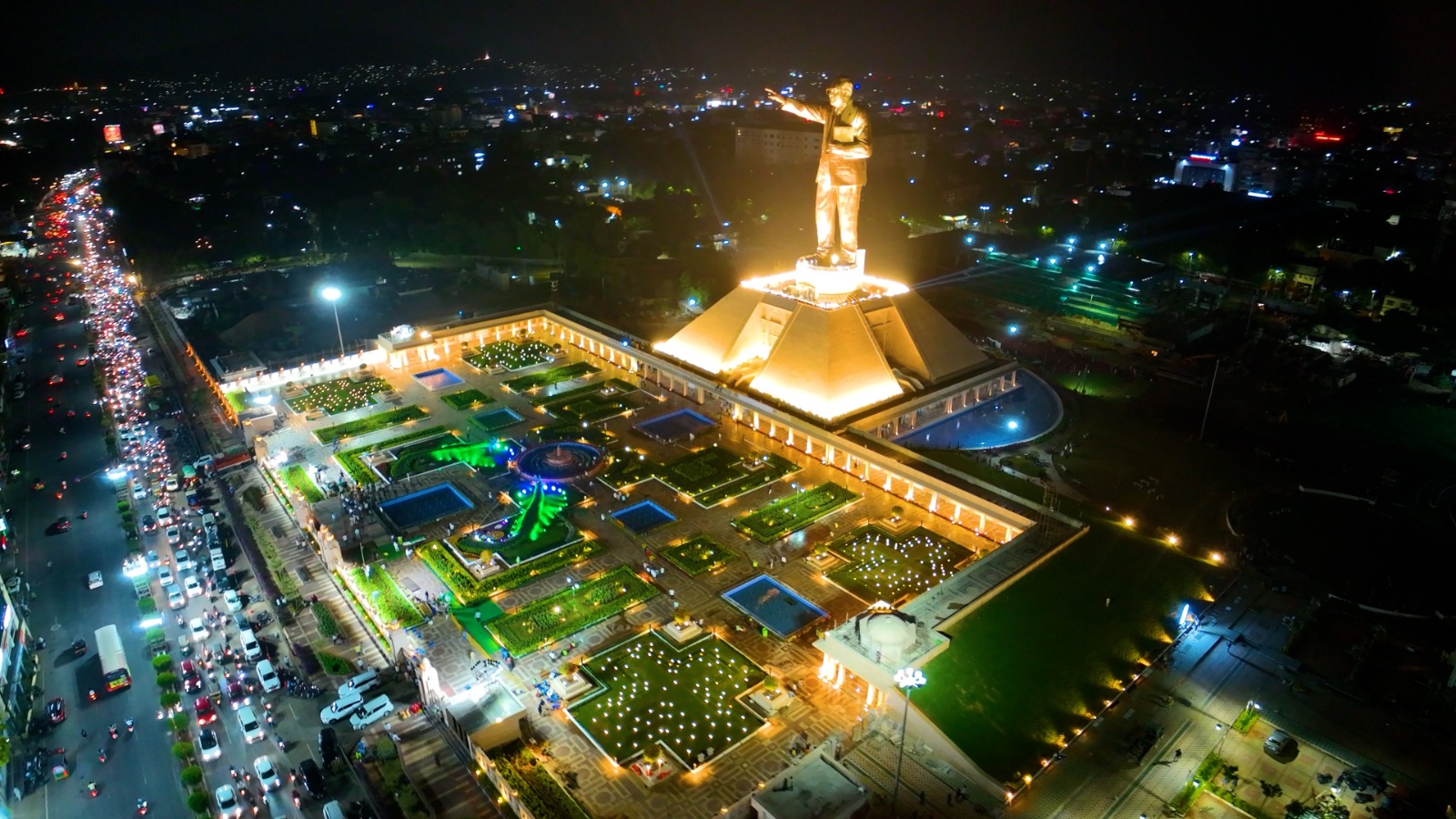 Ambedkar statue in Vijayawada. (Supplied) Ambedkar statue in Vijayawada. (Supplied)