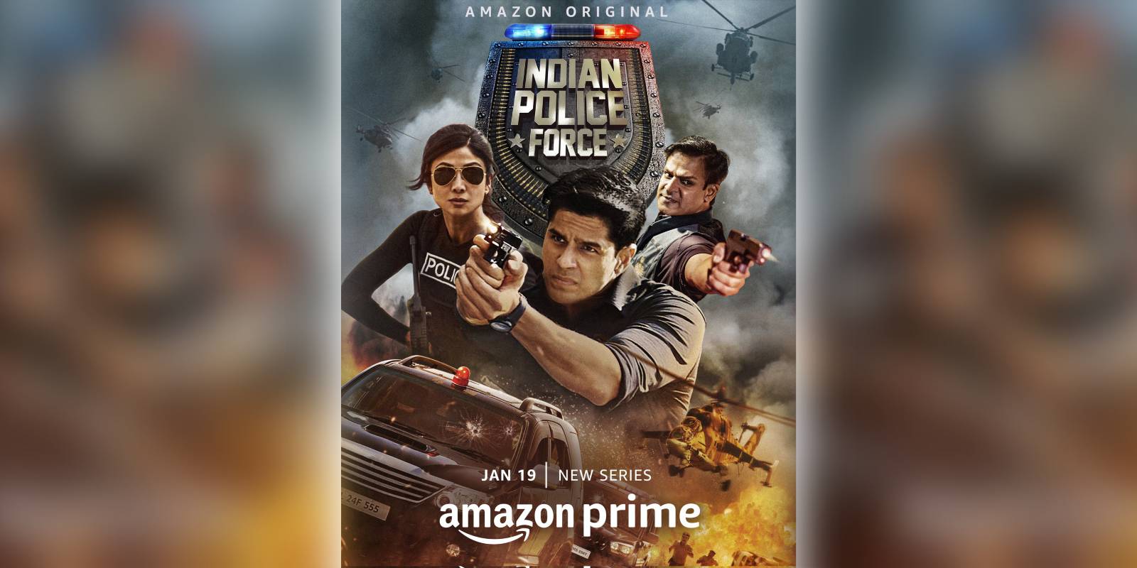 A poster of the series Indian Police Force A poster of the web series Indian Police Force