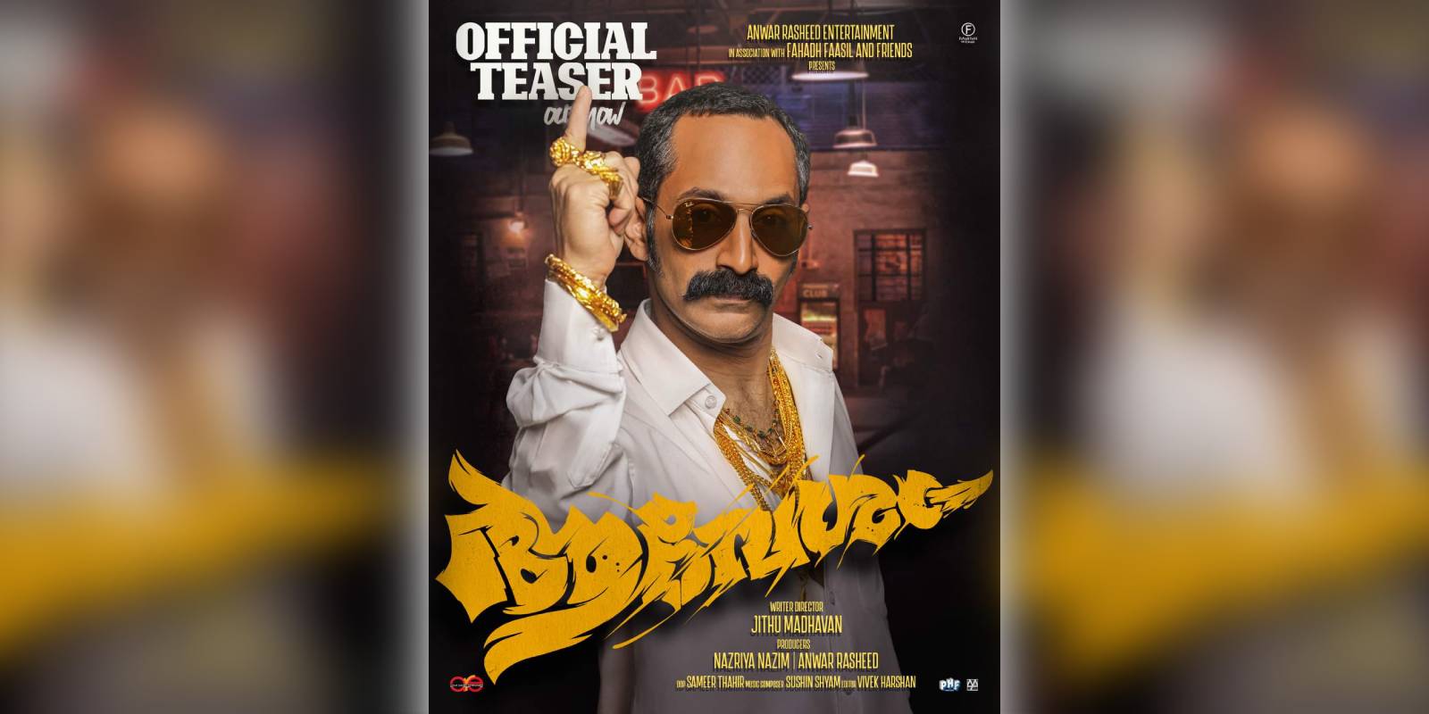 Aavesham teaser out Aavesham teaser out