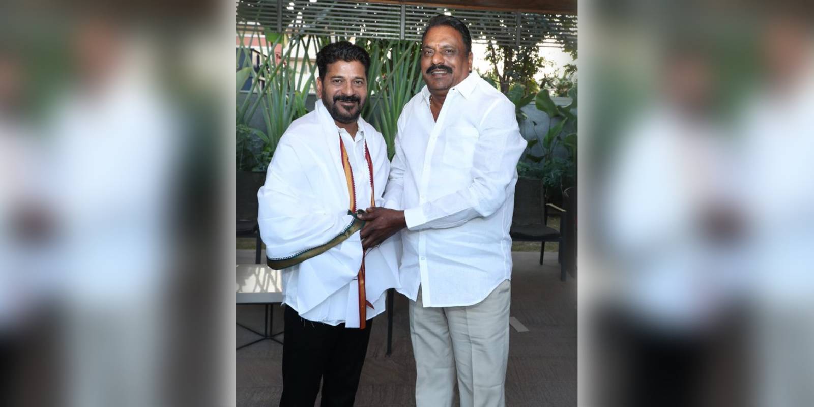 BRS MLA Prakash Goud meets CM Revanth Reddy