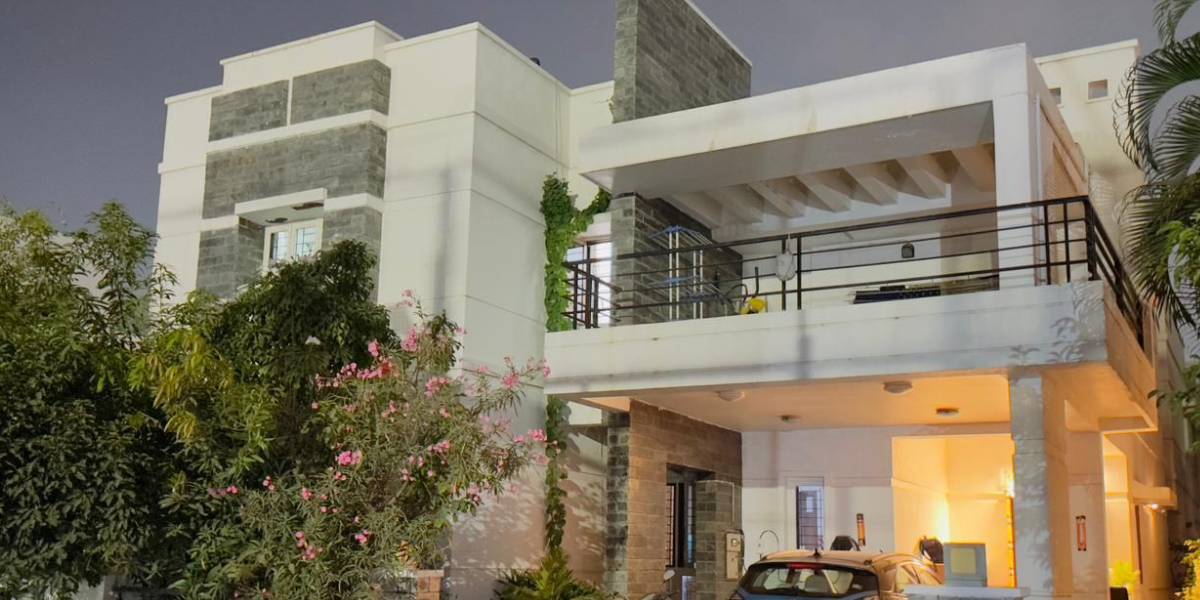 Balakrishna Balakrishna’s residence in Puppalaguda in Manikonda of Rangareddy district. (Supplied)