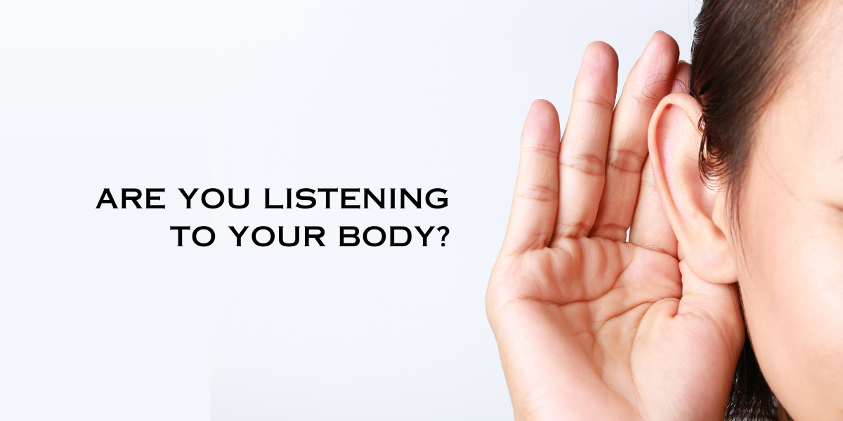 Are you listening to your body? (Commons) Are you listening to your body? (Commons)