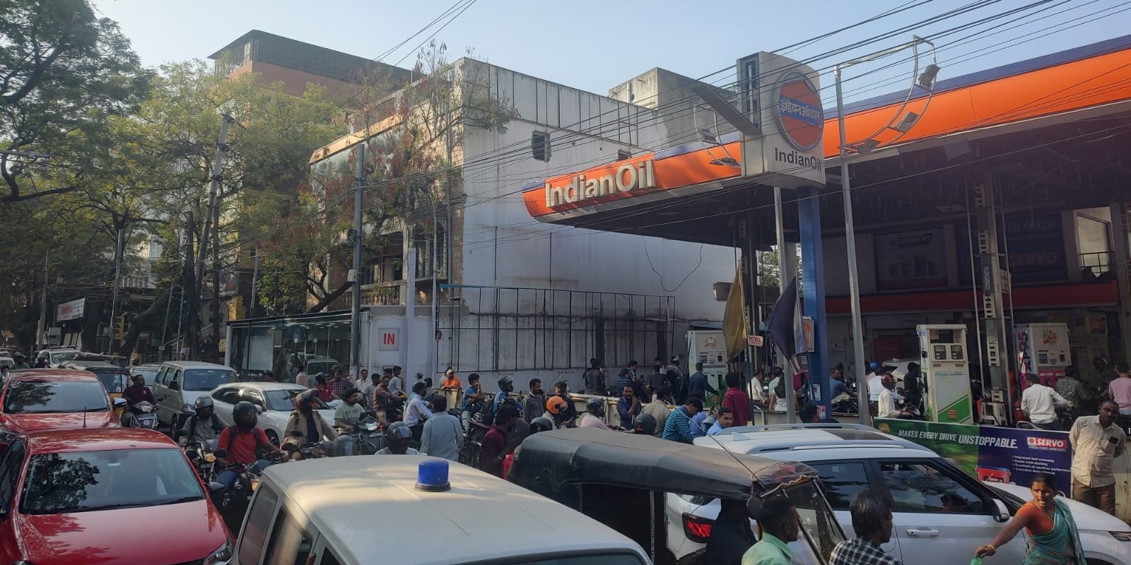 Truck drivers protest