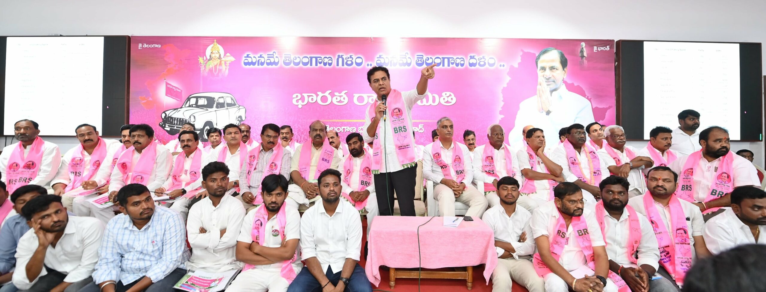 KTR at the meeting of Nalgonda Lok Sabha constituency. (X) KTR at the meeting of Nalgonda Lok Sabha constituency. (X)