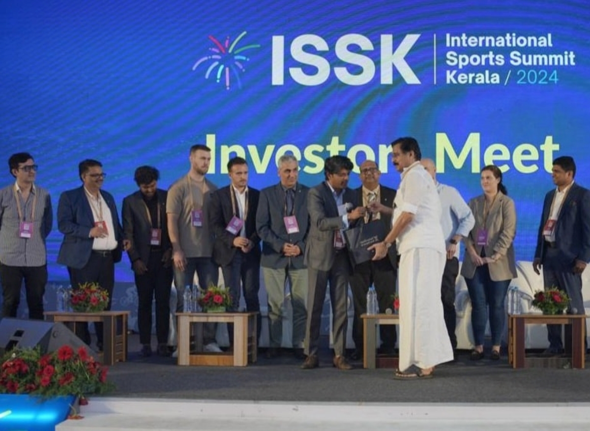 Minister V Abdurahiman during ISSK. (Facebook)