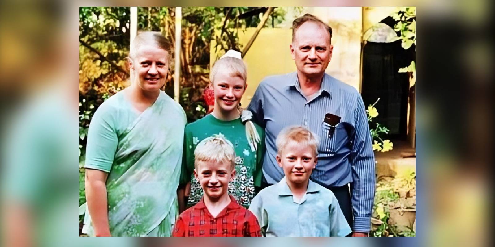 Graham Staines and his family. Graham Staines