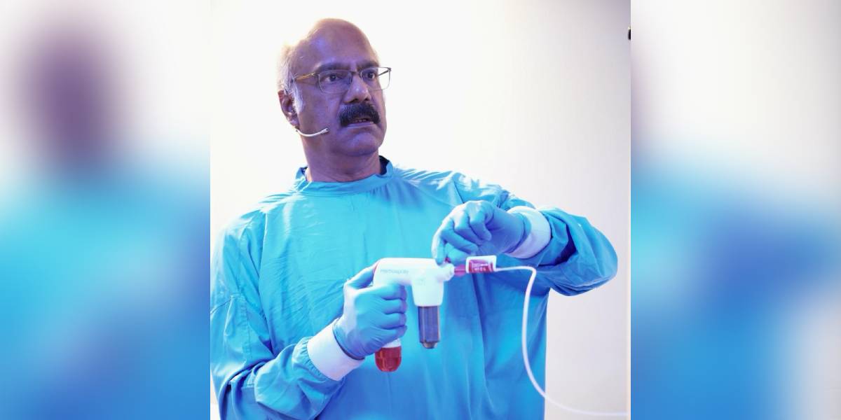 Hemospray technology is a proprietary mineral powder that can be administered endoscopically and promotes hemostasis. (Supplied)