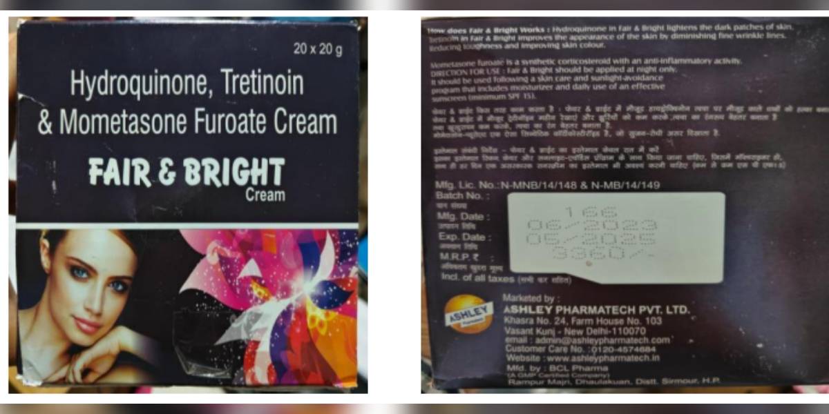 Telangana Fair & Bright cream Telangana Drugs Control seizes ‘Fair & Bright’ cream that claims to lighten skin colour