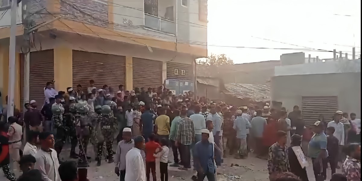 Rohingyas protest