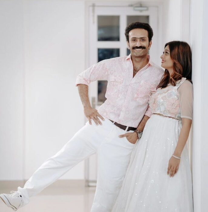 Shine Tom Chacko and Thanuja were spotted at film promotions