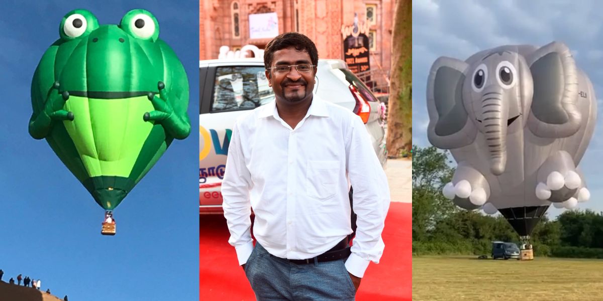 The carnival, running daily from 2 pm to 10 pm, will light up the skies, promising an engaging experience for attendees of all ages. (Supplied) Balloons Pollachi