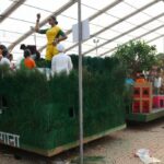 Glimpses of this year's tableau as it gets ready. (Supplied)