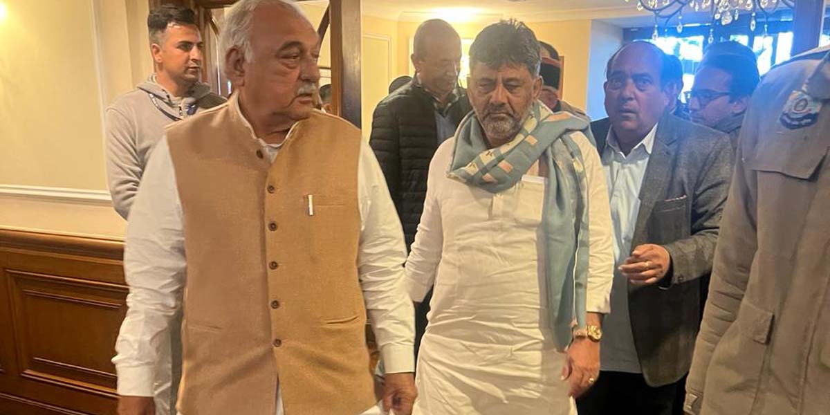 Karnataka Himachal Pradesh Congress Political Crisis DK Shivakumar troubleshooter