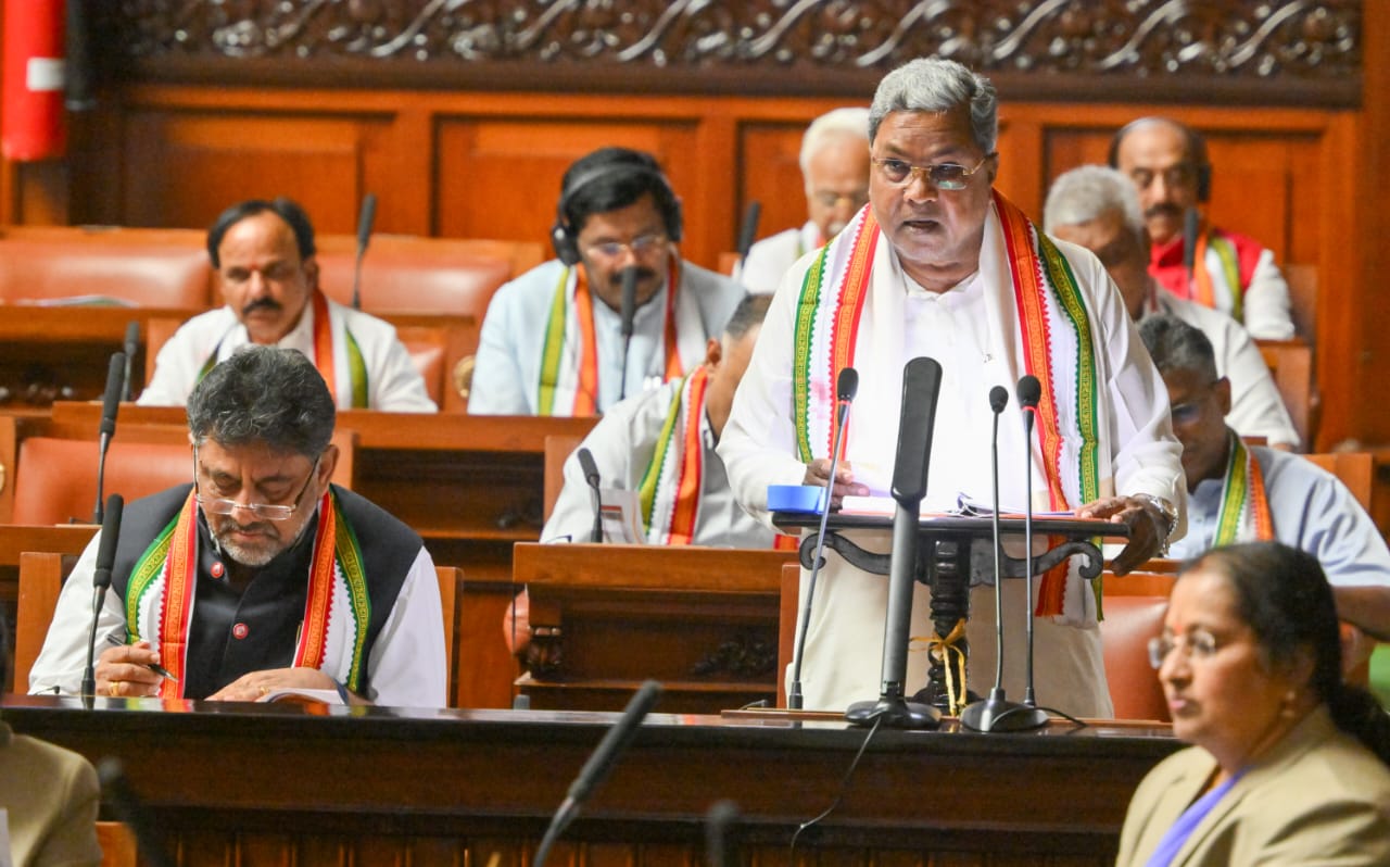 CM Siddaramaiah presenting his 15th State Budget