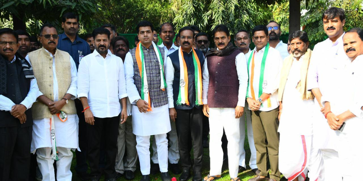 BRS Peddapalli MP B Venkatesh Netha joins the Congress on 6 February. (X)