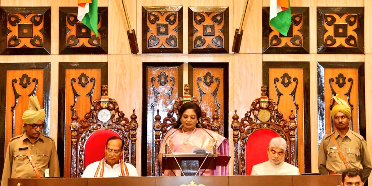 Promise of caste census and veiled digs at BRS in Telangana Governor’s budget session address